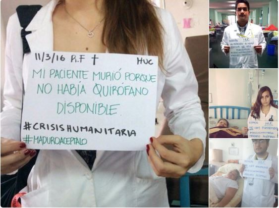 #CrisisHumanitariaenVZLA - Médicos venezuelanos denunciam a crise humanitária