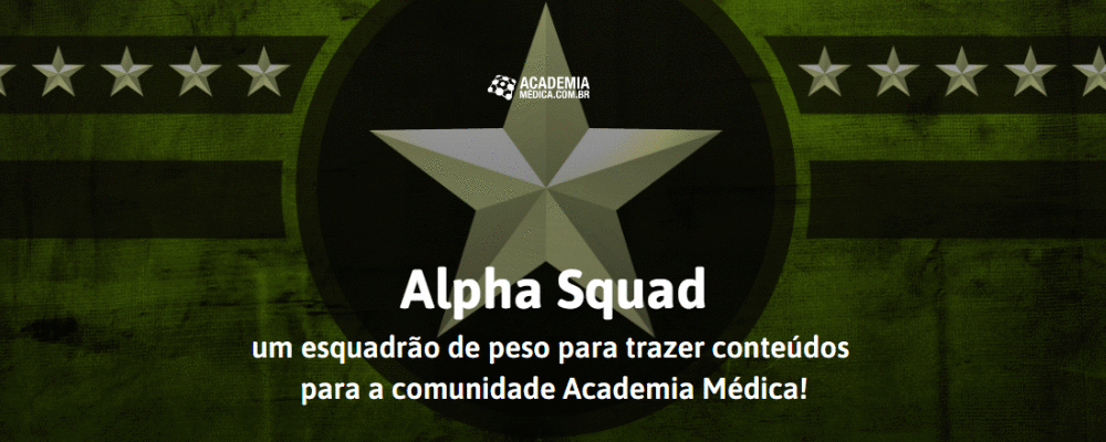 Alpha Squad, um esquadrão de peso para trazer conteúdos para a comunidade Academia Médica!