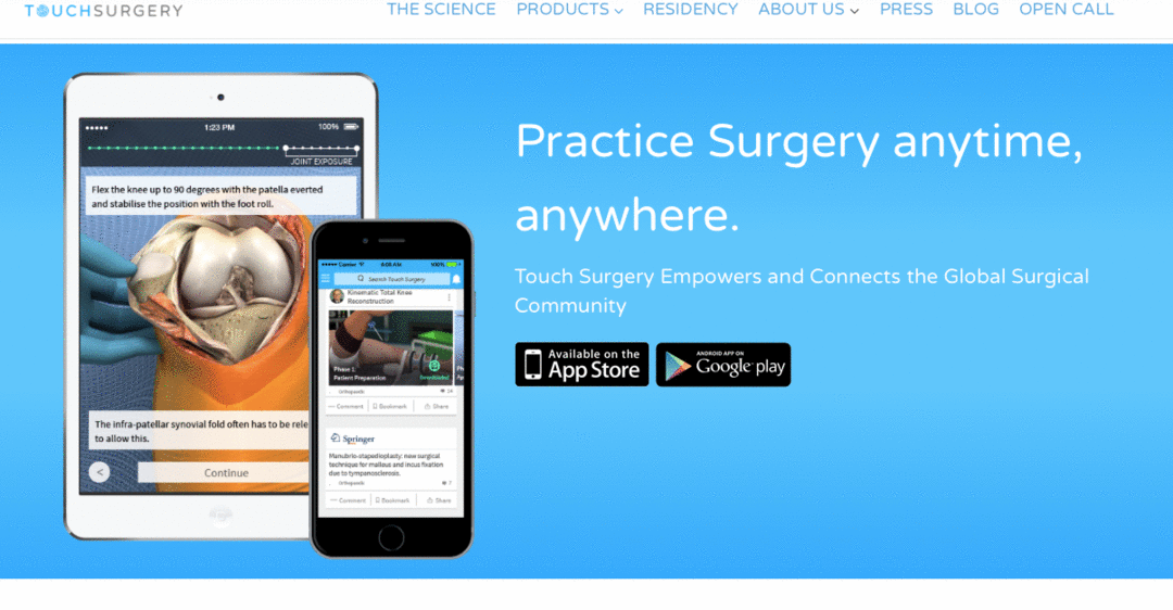 touch surgery app