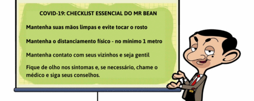 COVID-19: Checklist essencial do Mr Bean