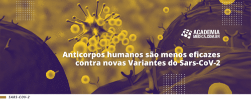 Anticorpos humanos são menos eficazes contra novas Variantes do Sars-CoV-2